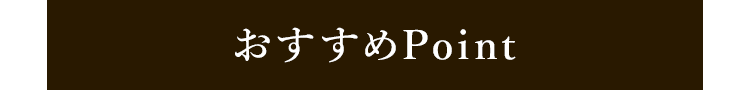 おすすめPoint